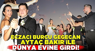 Eczacı Burcu Gegecan, Aytaç Bakır ile dünya evine girdi!