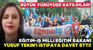 Eğitim-İş Milli Eğitim Bakanı Yusuf Tekin'i istifaya davet etti!