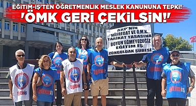 Eğitim-İş'ten Öğretmenlik Meslek Kanununa tepki! 'ÖMK geri çekilsin!'