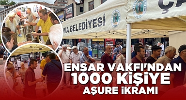Ensar Vakfı Çaycuma şubesinden 1000 kişiye aşure ikramı