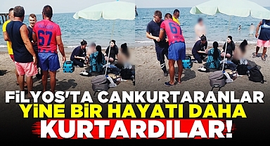 Filyos'ta cankurtaranlar yine bir hayatı daha kurtardılar