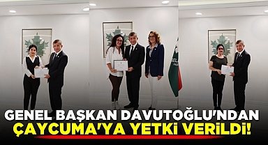 Genel başkan Davutoğlu'ndan Çaycuma'ya yetki verildi!