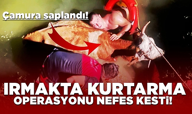 Irmakta kurtarma operasyonu nefes kesti!