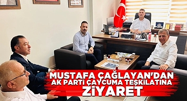 Mustafa Çağlayan'dan AK Parti Çaycuma teşkilatına ziyaret