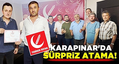 Yeniden Refah Partisi'nden Karapınar'a sürpriz atama!