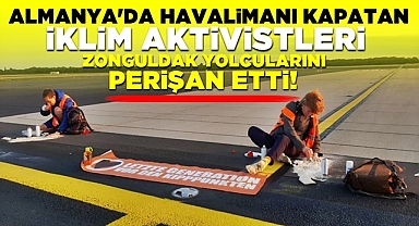 Zonguldak-Almanya yolcuları 'İklim aktivistleri' yüzünden perişan oldu!