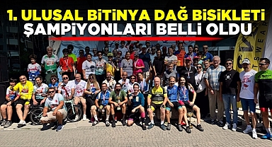 1. Ulusal Bitinya Dağ Bisikleti şampiyonları belli oldu
