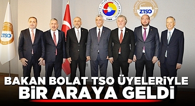 Bakan Bolat, TSO üyeleriyle bir araya geldi