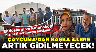 Çaycuma'dan başka illere artık gidilmeyecek! Endoskopi ve kolonoskopi hizmeti başladı!