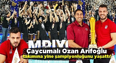 Çaycumalı Ozan Arifoğlu takımına yine şampiyonluğunu yaşattı!