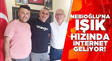 Nebioğlu'na ışık hızında internet geliyor!