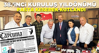 38.'inci kuruluş yıldönümü pasta keserek kutlandı