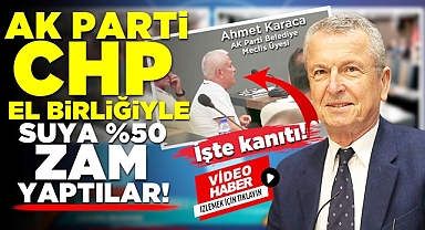 AK Parti-CHP el birliğiyle suya %50 zam yaptılar!