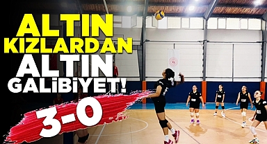 Altın kızlardan altın galibiyet! 3-0