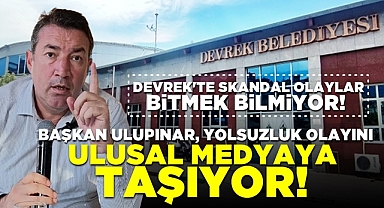 Başkan Ulupınar, yolsuzluk olayını ulusal medyaya taşıyor!