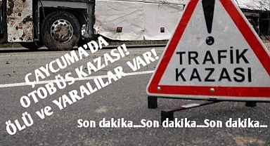 Çaycuma'da yolcu otobüsü kaza yaptı! Ölü ve yaralılar var!