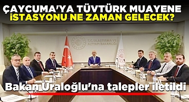 Çaycuma'ya TÜVTÜRK muayene istasyonu ne zaman gelecek?