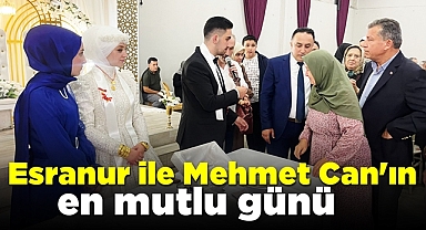 Esranur ile Mehmet Can'ın en mutlu günü