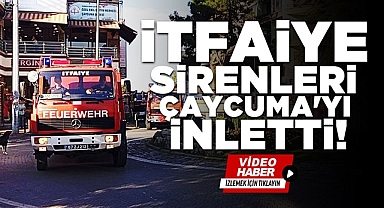 İtfaiye araçları Çaycuma'yı inletti! Gerçek sonra ortaya çıktı!