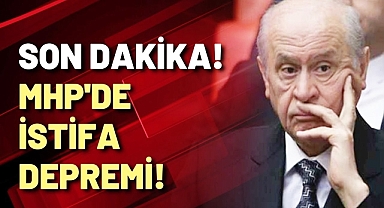 MHP'de istifa depremi devam ediyor! Çaycuma'da o isimlerde istifa etti!