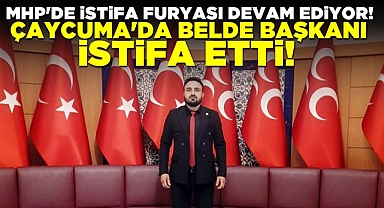 MHP'de istifa! Çaycuma'da belde başkanı istifa etti!
