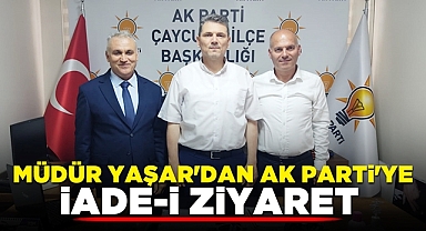 Müdür Yaşar'dan AK Parti'ye iade-i ziyaret