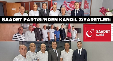 Saadet Partisi'nden kandil ziyaretleri