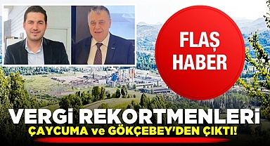 Vergi rekortmenleri Çaycuma ve Gökçebey'den çıktı!