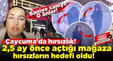 Çaycuma'da hırsızlık! 2,5 ay önce açtığı mağaza hırsızların hedefi oldu!