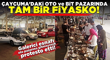 Çaycuma'daki oto ve bit pazarında tam bir fiyasko!