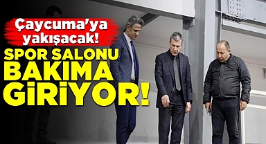 Çaycuma'ya yakışacak! Spor salonu bakıma giriyor!