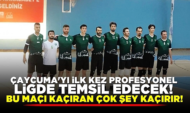 Çaycuma'yı ilk kez profesyonel ligde temsil edecek!