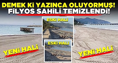Demek ki yazınca oluyormuş! Filyos sahili temizlendi!
