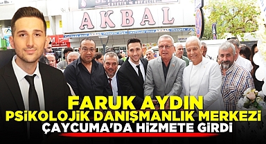 Faruk Aydın Psikolojik Danışmanlık Merkezi Çaycuma'da hizmete girdi