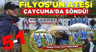 Filyos'un ateşi Çaycuma'da söndü! 5-1