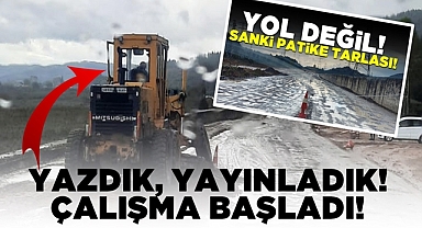 Yazdık, yayınladık! Çalışma başladı!