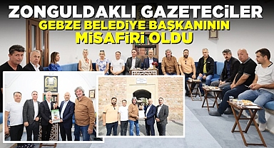 Zonguldaklı gazeteciler Gebze Belediye Başkanının misafiri oldu