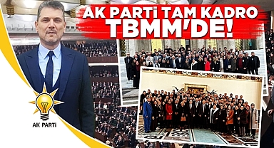 AK Parti Çaycuma teşkilatı tam kadro TBMM'de!