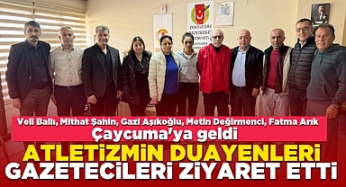 Atletizmin duayenleri gazetecileri ziyaret etti