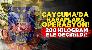 Çaycuma'da kasaplara operasyon! 200 kilogram ele geçirildi!