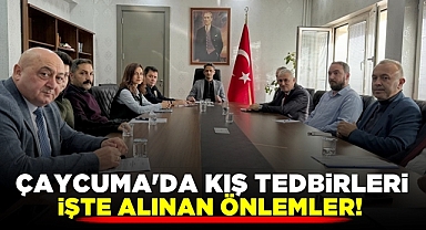 Çaycuma'da kış tedbirleri! İşte alınan önlemler!