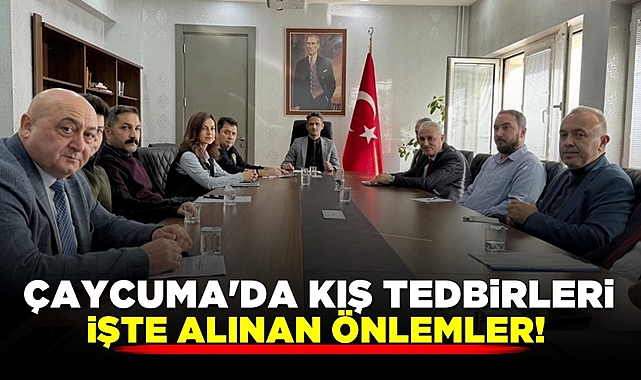 Çaycuma'da kış tedbirleri! İşte alınan önlemler!