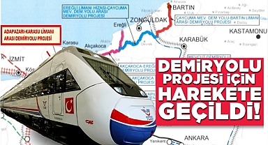 Çaycuma için müjdeli haber! Demiryolu projesi için harekete geçildi!