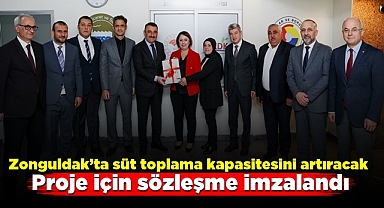 Çaycuma ile civar köylere katkı verecek olan projeye imza atıldı