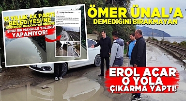 Ömer Ünal'a demediğini bırakmayan Erol Acar o yola çıkarma yaptı!