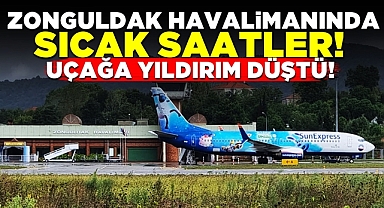 Son dakika! Uçağa yıldırım düştü!