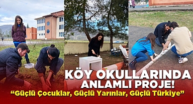 Çaycuma'da köy okullarında anlamlı proje!