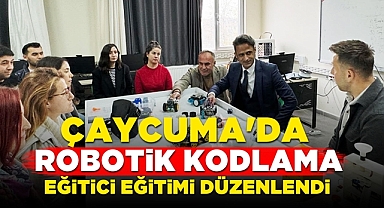 Çaycuma’da 'Robotik Kodlama' eğitici eğitimi düzenlendi