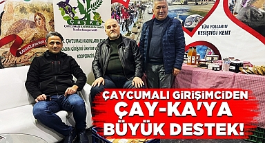 Çaycumalı girişimciden ÇAY-KA'ya büyük destek!