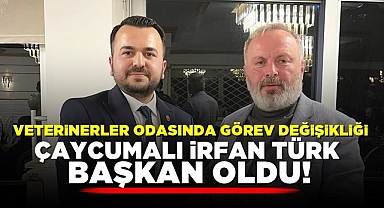 Çaycumalı İrfan Türk başkan oldu!